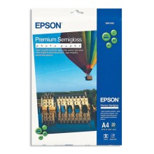 Фотобумага Epson C13S041332 Premium Semigloss Photo Paper A4 (20л)