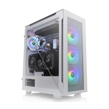 Компьютерный корпус, Thermaltake, Divider 500 TG Snow ARGB, CA-1T4-00M6WN-01, Mid-tower, ATX/M-ATX/Mini-ITX, USB 3.2 (Gen 2) Type-C*1, USB 3.0*2, HD Audio, 3*120мм ARGB fan/1*120мм, Максимальная высота процессорного кулера 170мм, Длина VGA 390мм, 2*3,5