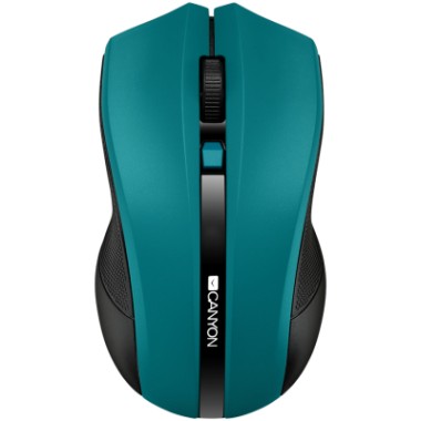 CANYON MW-5, 2.4GHz wireless Optical Mouse with 4 buttons, DPI 800/1200/1600, Green, 122*69*40mm, 0.067kg