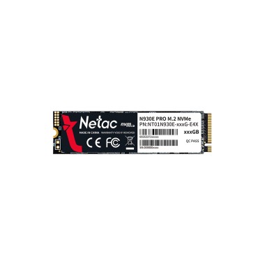 Твердотельный накопитель SSD, Netac, NT01N930E-512G-E4X, 512GB, M.2 NVMe 2080/1700МБ/с