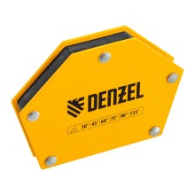 Фиксатор магнитный для сварочных работ усилие 50 LB, 30х45х60х75х90х135 град.// Denzel