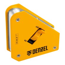 Фиксатор магнитный отключаемый для сварочных работ усилие 30 LB, 45х90 град.// Denzel