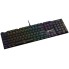 CANYON Cometstrike GK-55, 104keys Mechanical keyboard, 50million times life, GTMX red switch, RGB backlight, 18 modes, 1.8m PVC cable, metal material + ABS, RU layout, size: 436*126*26.6mm, weight:820g, black