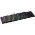 CANYON Cometstrike GK-55, 104keys Mechanical keyboard, 50million times life, GTMX red switch, RGB backlight, 18 modes, 1.8m PVC cable, metal material + ABS, RU layout, size: 436*126*26.6mm, weight:820g, black