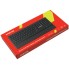 CANYON HKB-6, Stylish slim USB multimedia keyboard, LED backlight, 111 keys, Black, cable length 1.58m, 431*178*11.85, 0.71kg, RU layout