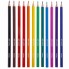 Карандаши пластиковые "Hatber Eco", 12 цветов, серия "Art Mate", в картонной упаковке