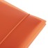Тетрадь "Hatber", 120л, А5, клетка, на 4-х кольцах, пластиковая обложка, высечка под кольца, на резинке, серия "Line Neon - Оранжевая"