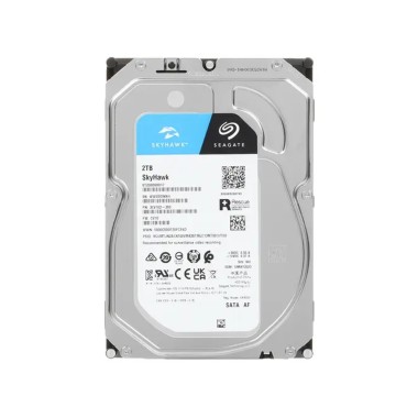 Жесткий диск, Seagate SkyHawk, ST2000VX017, HDD 2Tb, SATA 6Gb/s, 3.5