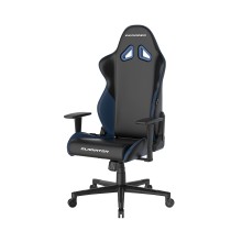 Игровое компьютерное кресло, DX Racer, GC/LGN23LTC/NI, Грузоподъемность до 115 кг, Рекомендуемый рост: до 190 см, Эко-кожа и винил PU,PVC, Вид наполнителя: губчатая пена высокой плотности (54 кг/м), Металлическая основа кресла, Механизм качания: топ-ган, 