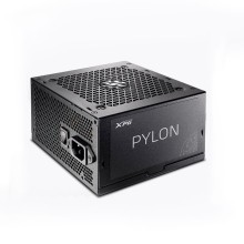 Блок питания, XPG, Pylon, PYLON650B-BKCEU, 650W, ATX, Bronze, APFC, 20+4 pin, 1*4+4 pin, 1*8 pin, 8*Sata, 3*Molex, 4*PCI-E 6+2 pin, Non-modular, Вентилятор 12 см, Чёрный