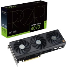 ASUS Video Card NVidia ProArt GeForce RTX 4070 OC Edition 12GB GDDR6X VGA brings elegant and minimalist style to empower creator PC builds, PCIe 4.0, 1xHDMI 2.1a, 3xDisplayPort 1.4a