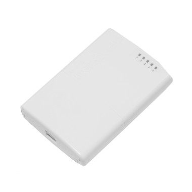 Маршрутизатор, MikroTik, RB750P-PBr2, PowerBOX, 5 портов 10/100M, (Ether2-Ether5 Passive PoE, 2А), Passive PoE in, RouterOS (4), -40°C to 70°C, outdoor case