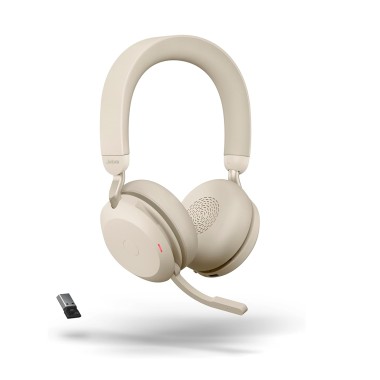 Гарнитура, Jabra, 27599-999-998, Evolve2 75 Link380a MS Stereo Beige USB-A