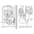 Раскраска-книжка "Hatber", 8л, А4, на скобе, серия "Любимые сказки - Красавица и чудовище"