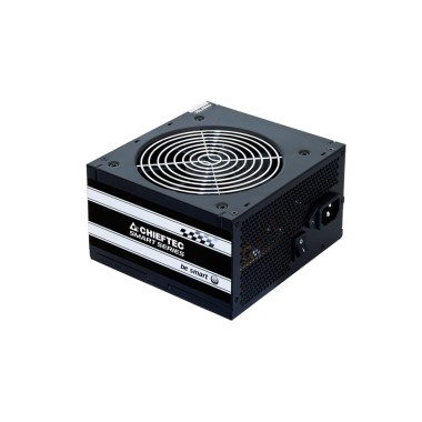 Блок питания, Chieftec, Smart, GPS-600A8, 600W, ATX, non-Modular, 24pin, 4 x SATA, 2 x Molex, 8pin PCIe(6+2) x 2, 8pin EPS(4+4) x 1, Вентилятор 12см, Черный