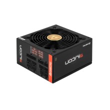 Блок питания, Chieftec, Silicon, SLC-850C, 850W, ATX, 80+ Bronze, Modular, 24pin, 9 x SATA, 3 x Molex, 8pin PCIe(6+2) x 6, 8pin 12V x 1, 8pin EPS(4+4) x 1, Вентилятор 14см, Черный