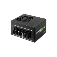 Блок питания, Chieftec, Compact, CSN-450C, 450W, SFX, 80+ Gold, non-Modular, 24pin, 6 x SATA, 3 x Molex, 8pin PCIe(6+2) x 2, 8pin EPS(4+4) x 1, Вентилятор 8см, Черный