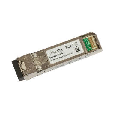 Трансивер, MikroTik, S+85DLC03D, SFP+, 10G, MM, 850nm, 300m