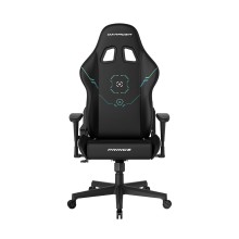 Игровое компьютерное кресло, DX Racer, GC/LPF24LTC/SITBETTERGAMELONGER, Эко-кожа и винил PU,PVC, Вид наполнителя: губчатая пена высокой плотности (54 кг/м), Металлическая основа кресла, Механизм качания: топ-ган, Прорезиненные колеса в комплектации, Черны