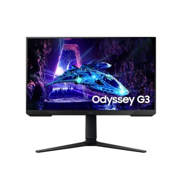 Монитор, Samsung, Odyssey G3 LS24DG302EIXCI, 24, 1920x1080, VA, 180 Гц, DP (v1.4), HDMI (v2.0), 200 кд/м, 3000:1, 1 мс, Регулировка высоты/ наклона/ вращения/ поворота, 16:9, Черный