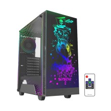 Компьютерный корпус, Gamemax, RockStar 2, 12360500002, Mid-Tower, ATX/ m-ATX,ITX, USB3.0*1/ USB 2.0*1/ HD-Audio, Кулер 1*12см ARGB, Высота процессорного кулера 170мм, Длина VGA 340мм, Количество отсеков 2*3,5