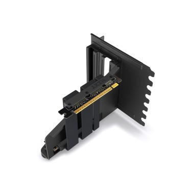 Комплект вертикального крепления GPU Mounting Kit, NZXT, AB-RH175-B1, PCIe Gen 4 x16, 7 слотов для монтажа, видеокарта - ширина до 3 слотов, 186,8*144,7*150,4 мм, Черный