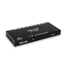 Сплиттер HDMI, DELUXE, HS8P4K60H3D, 8 портов, Разрешение 4К, Поддержка 3D, 1х8, 60Гц, 3 Вт, Чёрный, Цветная коробка