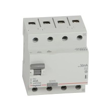 ВДТ, Legrand, 402063, 4П 40А АC RX3 30мA