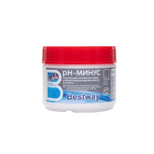 Химия для бассейна, Bestway, B1909208, pH-минус, 500г, Гранулы, Изменение уровня кислотности воды, Банка