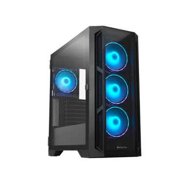 Компьютерный корпус, Chieftec, Apex, GA-01B-TG-OP, Mid-Tower, E-ATX/ATX/mATX/Mini-ITX, USB3.2 *1, USB3.0*2, Type С+HD AUDIO+Mic-In+RGB Mode button, 4*120мм A-RGB вентилятор, Высота процессорного кулера до 175мм, Длина VGA до 400мм, 3*2,5/1*3,5 или 2*2,5/2