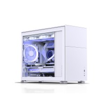 Компьютерный корпус, Jonsbo, D31 STD White, Mini-Tower, ITX/DTX/M-ATX, Type-C*1/USB3.0*1, Audio+Mic, Высота процессорного кулера до 168 мм, Длина VGA до 400 мм, 1*3.5