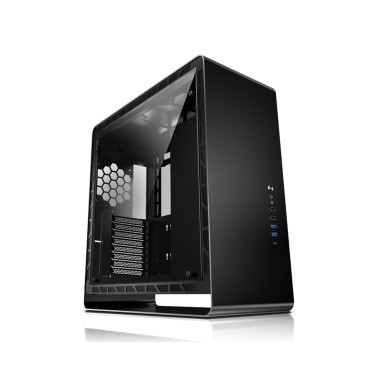 Компьютерный корпус, Jonsbo, UMX6SW Black, Mid-Tower, EATX/ATX/Micro-ATX/ITX, USB 3.0*2/2.0*2/Type C*1, Audio+Mic, Высота процессорного кулера до 169 мм, Длина VGA до 330 мм, 2*2.5