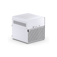 Компьютерный корпус, Jonsbo, N2 White, Mini-Tower, ITX, USB 3.0*1, USB 3.2*1, Audio+Mic, Высота процессорного кулера до 65 мм, Длина VGA до 197 мм, 5*3.5/1*2.5, Пластик, Сталь, 222.5*222.5*224, Без Б/П, Белый