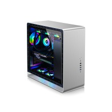 Компьютерный корпус, Jonsbo, UMX6SW Silver, Mid-Tower, EATX/ATX/Micro-ATX/ITX, USB 3.0*2/2.0*2/Type C*1, Audio+Mic, Высота процессорного кулера до 169 мм, Длина VGA до 330 мм, 2*2.5