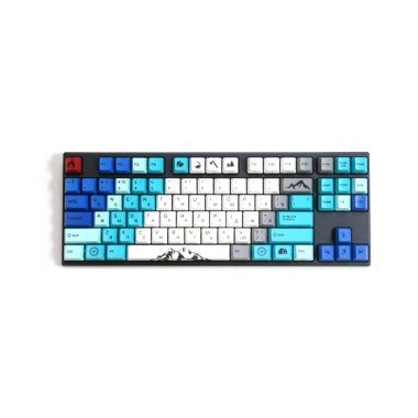 Клавиатура, Varmilo, Summit R1 VPG87, A78A050D4A5A06A007, Cherry Mx Red, 87 клавиш, Механическая, Подсветка - RGB, Hot-Swap - Да, Проводная, Type-C, 420*206*63мм, Англ/Рус, Черный