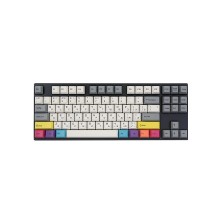 Клавиатура, Varmilo, CMYK VPM87, A52A024B0A3A06A007, Varmilo EC V2 Rose, 87 клавиш, Механическая, Подсветка - белая, Hot-Swap - Нет, Проводная, Type-C, 420*206*63мм, Анг/Рус, Черный