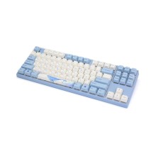 Клавиатура, Varmilo, Sea Melody, A52A038A9A3A06A033, VPM87 Varmilo EC V2 Sakura, 87 клавиш, Механическая, Подсветка - RGB, Hot-Swap - нет, Проводная, Type-C, 420*206*63мм, Англ/Рус, Голубой