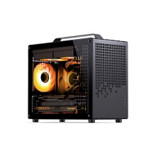 Компьютерный корпус, Jonsbo, Z20, Z20 Black, Mini-Tower, Mini-ITX/Micro-ATX, USB 3.2 Type-A*1/USB 3.2 Type-C*1/Audio+Mic*1, Высота процессорного куллера 164мм, Длина VGA до 363мм, 3*2,5