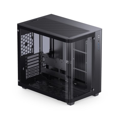 Компьютерный корпус, Jonsbo, TK-3, TK-3 Black, Mid-Tower, ITX/M-ATX/ATX, USB 3.0 Type-C*1/USB 3.0 *2/Audio+Mic*1, Высота процессорного куллера 165мм, Длина VGA до 420мм, 2*3,5