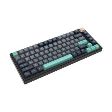 Клавиатура, VGN, N75RGB, 30256, Switch Dynamic Silver Linear, HOT Swap, Игровая, Механическая, Проводная, Подсветка RGB, Раскладка ENG/RU, Голубой