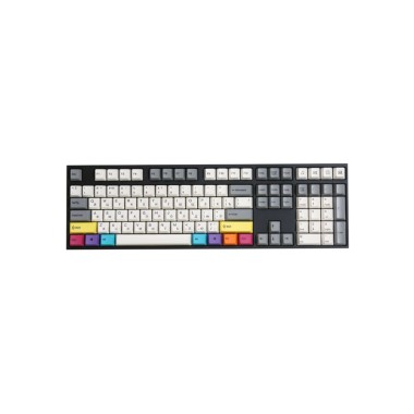 Клавиатура, Varmilo, CMYK VPT108, A70A024D3A5A06A007, Cherry Mx Brown, 108 клавиш, Механическая, Подсветка - RGB, Hot-Swap - Да, Проводная/Bluetooth/2.4G, Type-C, 505*215*65мм, Анг/Рус, Черный