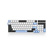 Клавиатура, VGN, V98Pro V2, 31246, Switch Arctic Fox Clicky, Игровая, Механическая, Подсветка RGB, Раскладка ENG/RU, Голубой