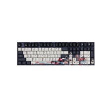 Клавиатура, Varmilo, Chang'e, VPT108, A70A054D5A5A06A043, Cherry MX Silent Red, 108 клавиш, Механическая, Подсветка - RGB, Hot swap - Да, Проводная/Bluetooth/2.4G, Type-C, 502*215*65мм, Англ/Рус, Голубой