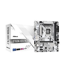 Материнская плата, ASRock, B760M-HDV/M.2 (4710483943485), LGA1700, iB760, 2xDDR5 5200/5600/7200+(OC), 4xSATA3, 2xM.2 (PCI-E 4.0x4, PCI-E 3.0x4), Raid, 1xD-Sub, 1xDP, 1xHDMI, 1xPCI-Ex16, 2xPCI-Ex1, mATX