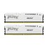 Комплект модулей памяти, Kingston, FURY Beast White XMP KF552C40BWK2-32 (Kit 2x16GB), DDR5, 32GB, CL40, DIMM <PC4-41600/5200MHz>, Белый