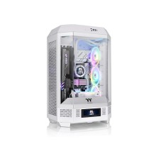 Компьютерный корпус, Thermaltake, The Tower 300 Snow, CA-1Y4-00S6WN-00, Micro-Tower, Mini-ITX/M-ATX, USB 3.2*1, USB 3.0*2, HD Audio/mic, 3*140мм CT140 fan, Максимальная длина видеокарты 400мм, Максимальная высота процессорного кулера 210мм, 3*3,5