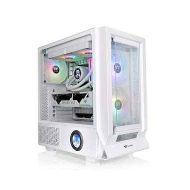 Компьютерный корпус, Thermaltake, Ceres 350 MX, CA-1Z3-00M6WN-00, Mid Tower, ATX/M-ATX/M-ITX/E-ATX, USB 3.2 Type-C*1, USB 3.0*2, HD Audio+Mic, 2*140мм CT140 ARGB вентилятор, 1*140мм CT140 вентилятор, Высота процессорного куллера до 185 мм, Длина VGA до 36