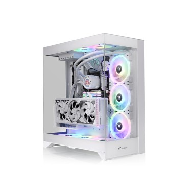 Компьютерный корпус, Thermaltake, CTE E550 TG Snow, CA-1Z8-00M6WN-00, Mid Tower, E-ATX/ATX/M-ATX/M-ITX, USB 3.0*2, Type-C*1, HD Audio+Mic, Высота процессорного куллера до 166мм, Длина VGA до 444мм, 2*2,5