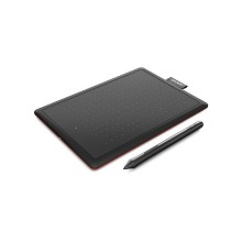 Графический планшет, Wacom, One by Wacom (CTL-472-S), Разрешение 2540 lpi, Чувствительность к нажатию 1024, Интерфейс USB, Размер 210*146*7,5 мм, Чёрный