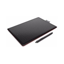 Графический планшет, Wacom, One Medium (CTL-672-S), Разрешение 2540 lpi, Чувствительность к нажатию 2048, Интерфейс USB, Размер 277*189*8,7 мм, Чёрный